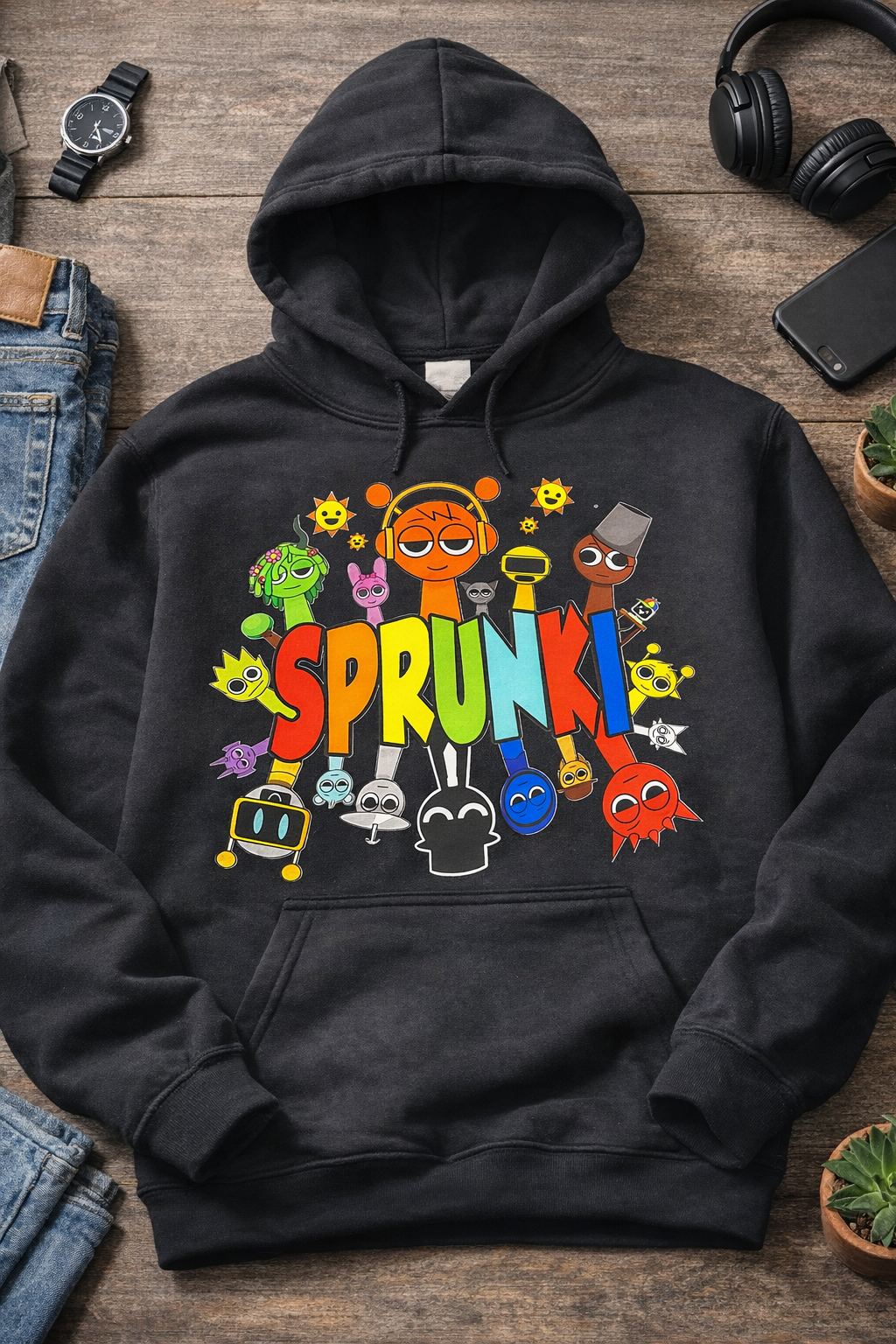 SPRUNKI Kids Hoodie